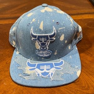 Denim Distress Chicago Bulls SnapBack